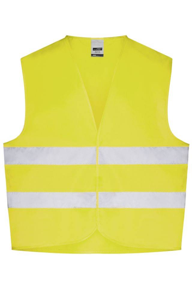 Safety Vest Leicht zu bedruckende Sicherheitsweste in Einheitsgröße gelb/neon, Gr. S-XXL