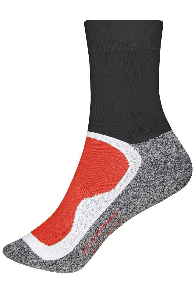Sport Socks Funktions- und Sport-Socke schwarz/rot, Gr. 39-41