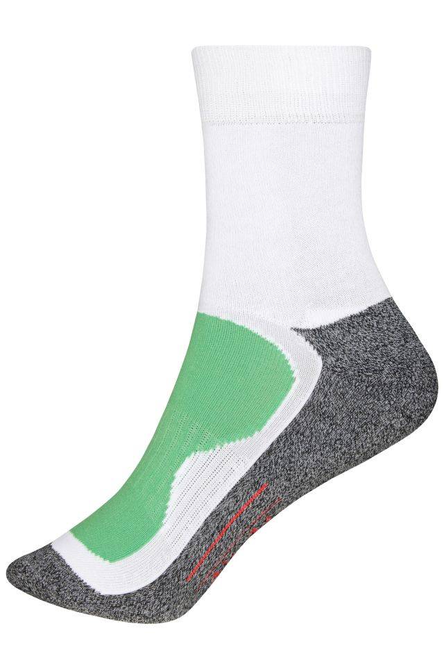 Sport Socks Funktions- und Sport-Socke weiß/grün, Gr. 42-44