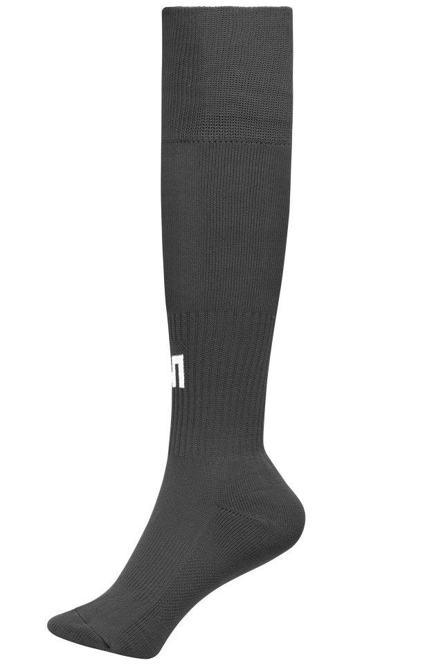 Team Socks Stutzenstrumpf für Kinder und Erwachsene grau, Gr. M