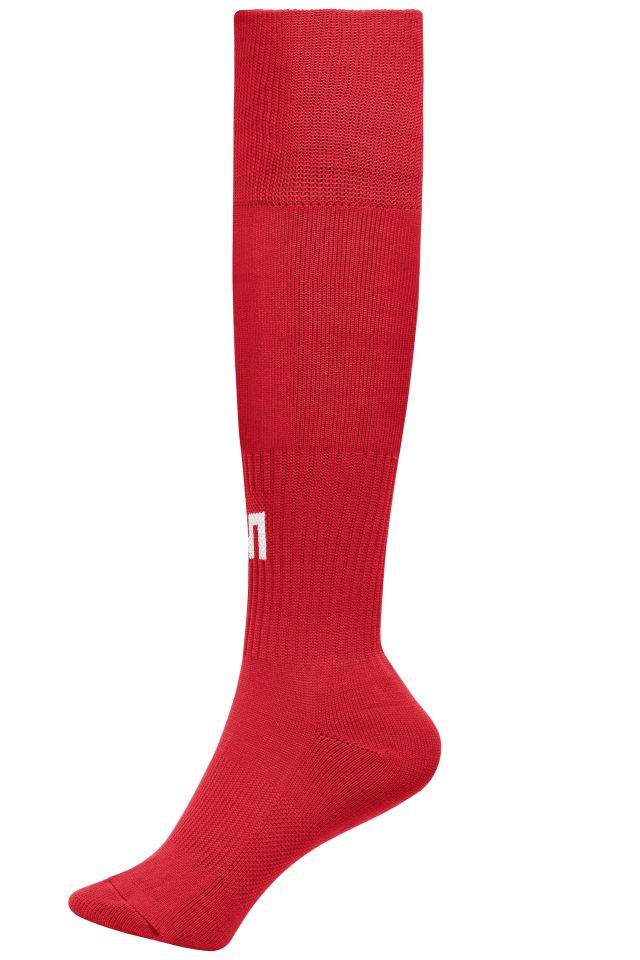 Team Socks Stutzenstrumpf für Kinder und Erwachsene rot, Gr. L