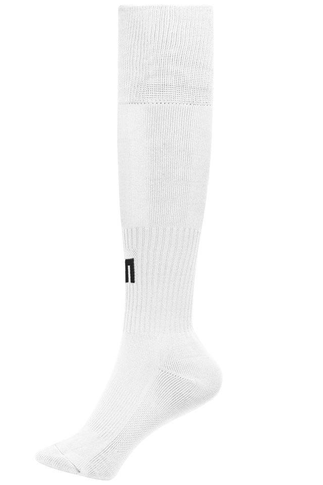 Team Socks Stutzenstrumpf für Kinder und Erwachsene weiß, Gr. XXL