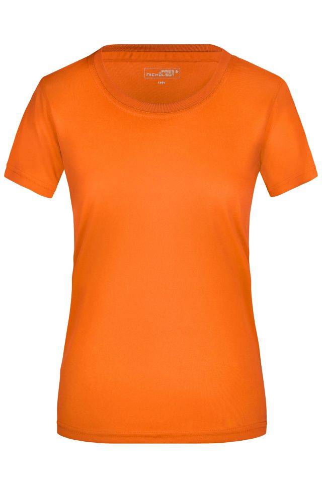 Ladies' Active-T Funktions T-Shirt für Freizeit und Sport orange, Gr. L