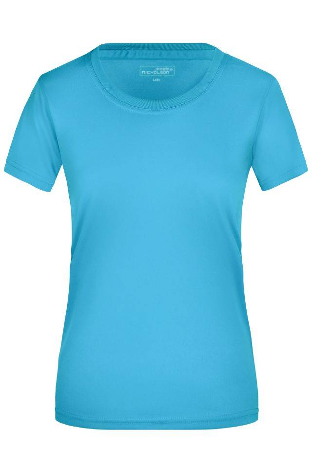 Ladies' Active-T Funktions T-Shirt für Freizeit und Sport blau, Gr. L