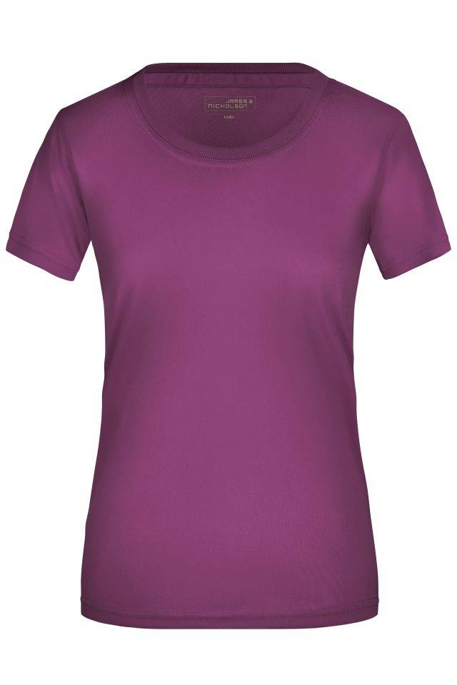 Ladies' Active-T Funktions T-Shirt für Freizeit und Sport lila, Gr. S