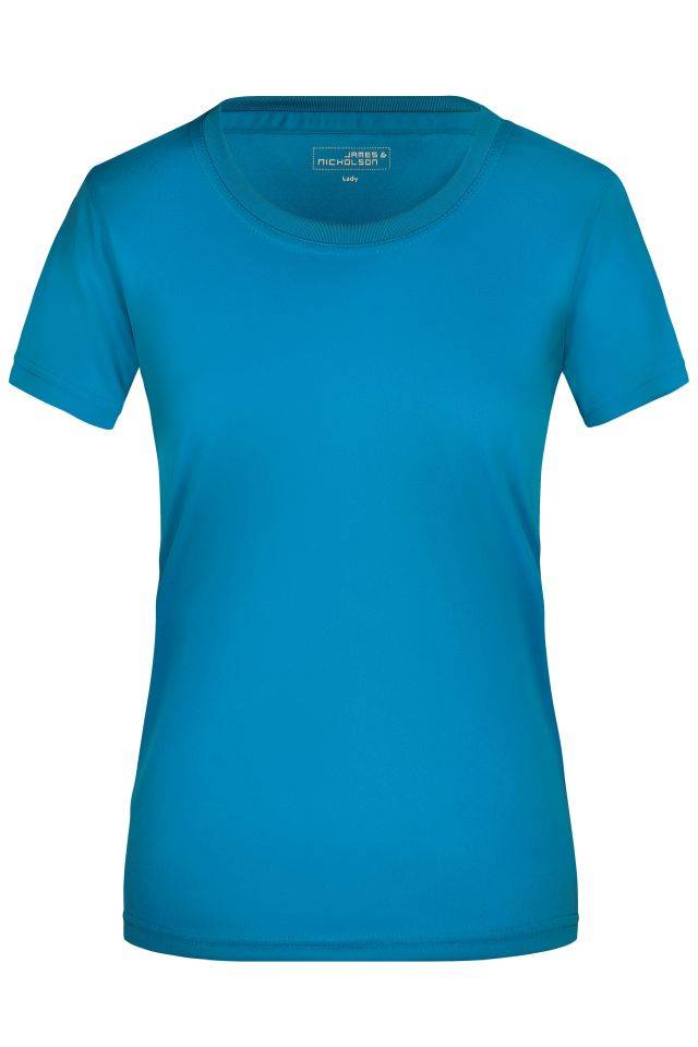 Ladies' Active-T Funktions T-Shirt für Freizeit und Sport blau, Gr. L