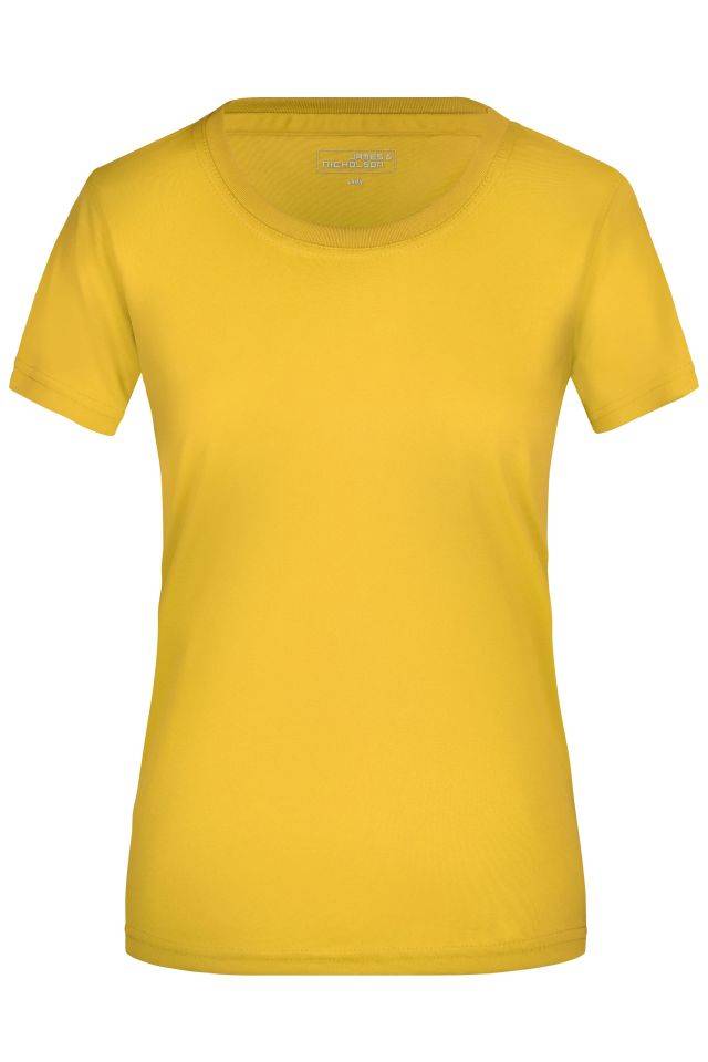 Ladies' Active-T Funktions T-Shirt für Freizeit und Sport gelb, Gr. XXL