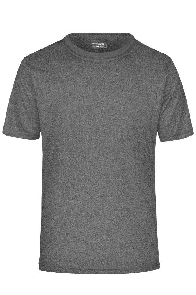 Men's Active-T Funktions T-Shirt für Freizeit und Sport grau, Gr. S