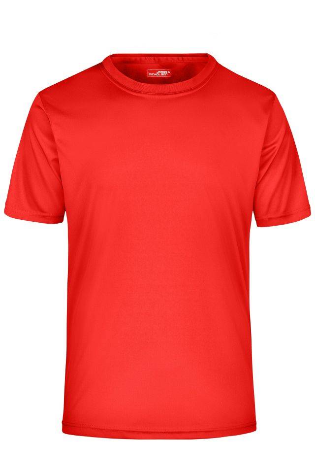 Men's Active-T Funktions T-Shirt für Freizeit und Sport rot, Gr. L