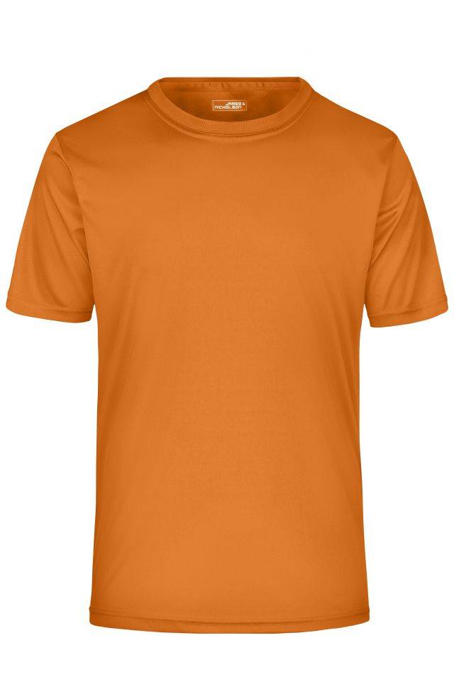 Men's Active-T Funktions T-Shirt für Freizeit und Sport orange, Gr. XL