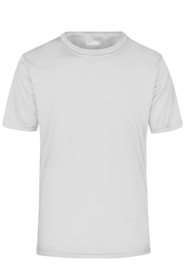 Men's Active-T Funktions T-Shirt für Freizeit und Sport weiß, Gr. S