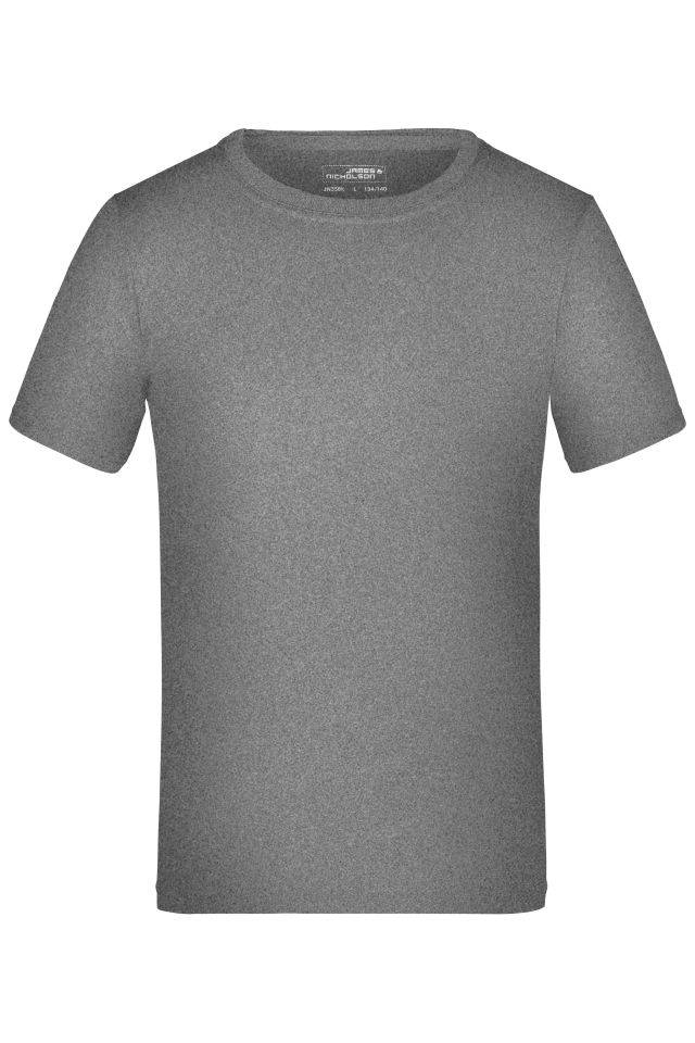 Active-T Junior Funktions T-Shirt für Freizeit und Sport grau, Gr. M