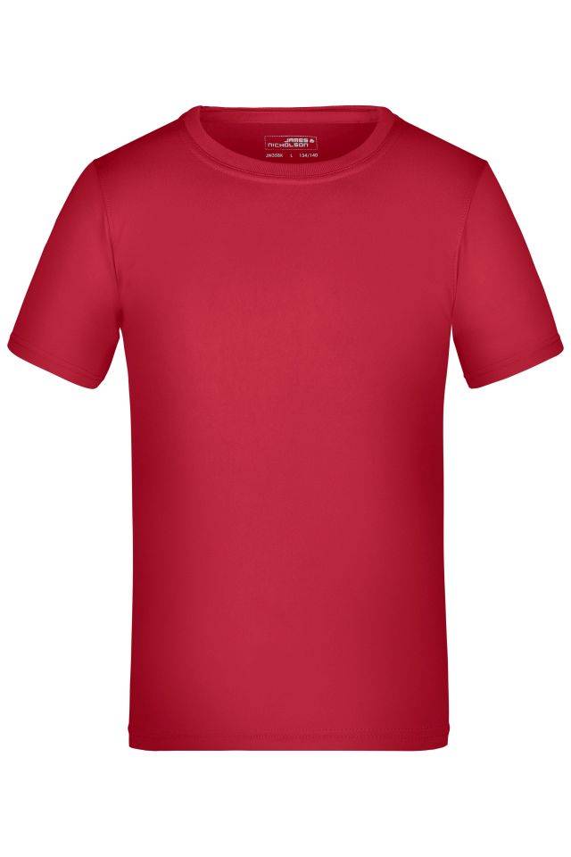 Active-T Junior Funktions T-Shirt für Freizeit und Sport rot, Gr. L