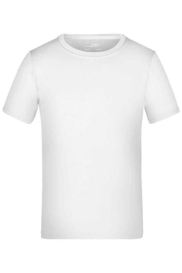 Active-T Junior Funktions T-Shirt für Freizeit und Sport weiß, Gr. L