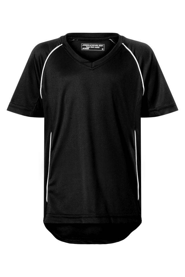 Team Shirt Funktionelles Teamshirt weiß/schwarz, Gr. M