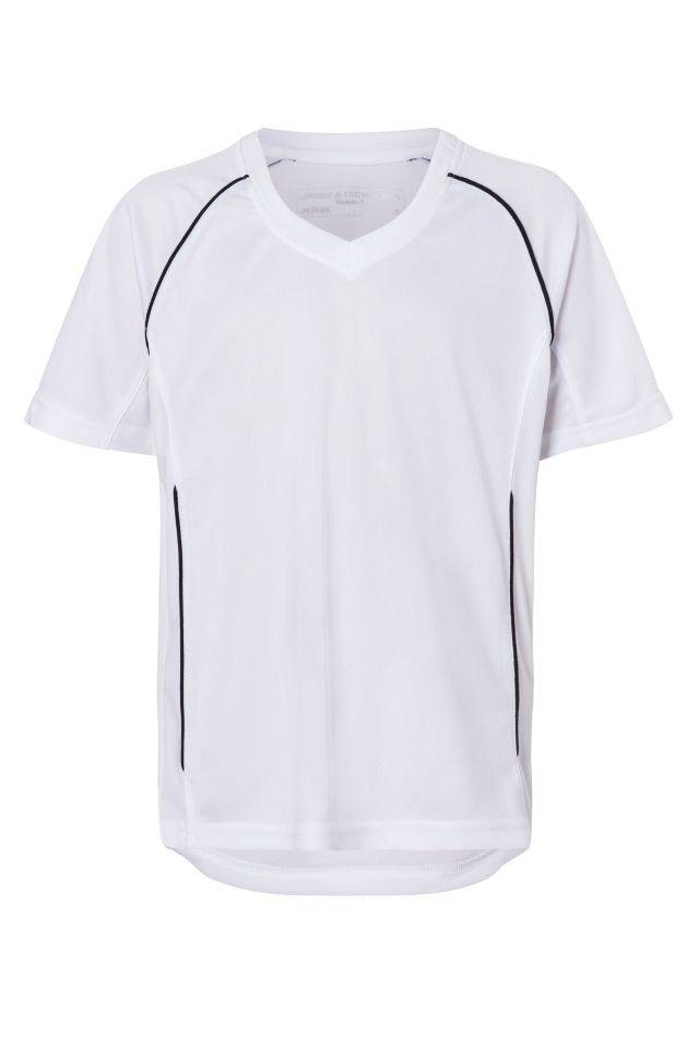 Team Shirt Junior Funktionelles Teamshirt weiß/schwarz, Gr. M