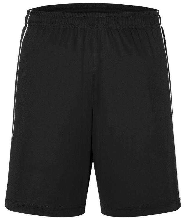 Basic Team Shorts Funktionelle Teamshorts ohne Innenslip weiß/schwarz, Gr. M