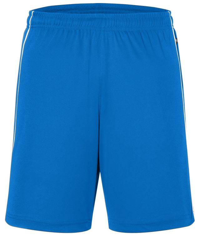 Basic Team Shorts Funktionelle Teamshorts ohne Innenslip weiß/blau, Gr. L