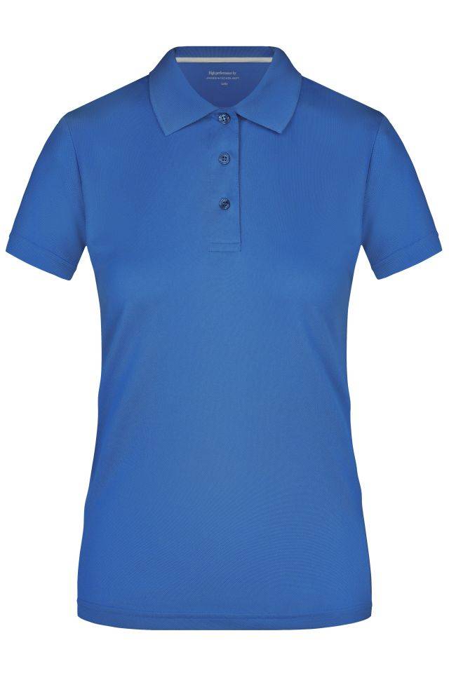 Ladies' Polo High Performance Funktionspolo blau, Gr. M