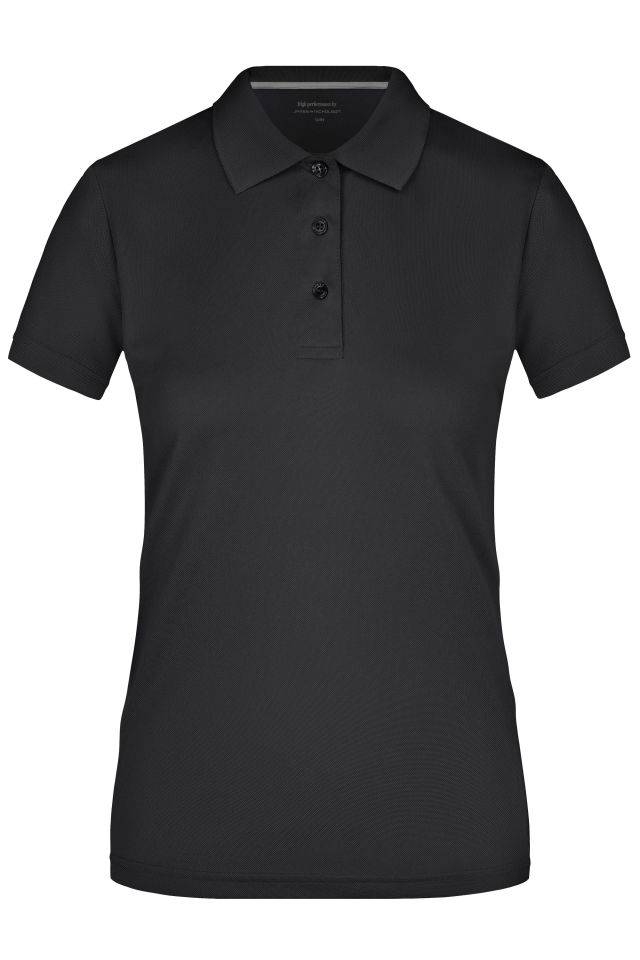 Ladies' Polo High Performance Funktionspolo schwarz, Gr. M