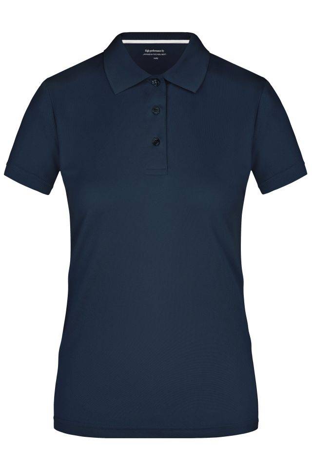Ladies' Polo High Performance Funktionspolo blau, Gr. M