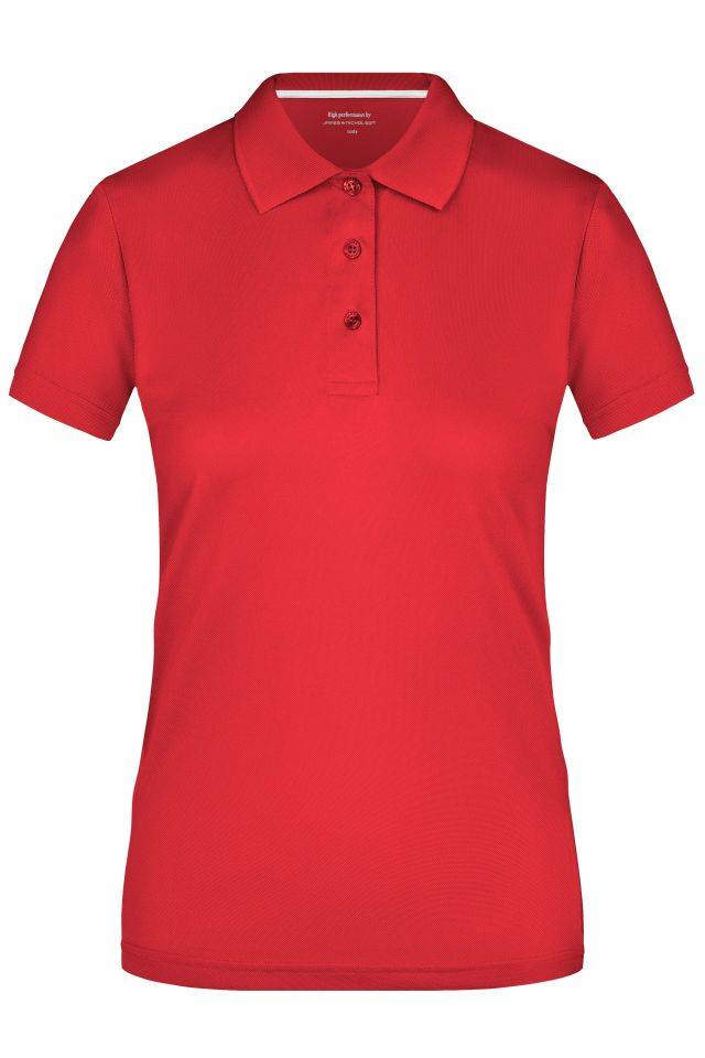 Ladies' Polo High Performance Funktionspolo rot, Gr. XL