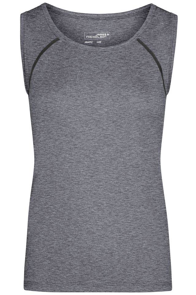 Ladies' Sports Tanktop Funktions-Top für Fitness und Sport schwarz, Gr. M