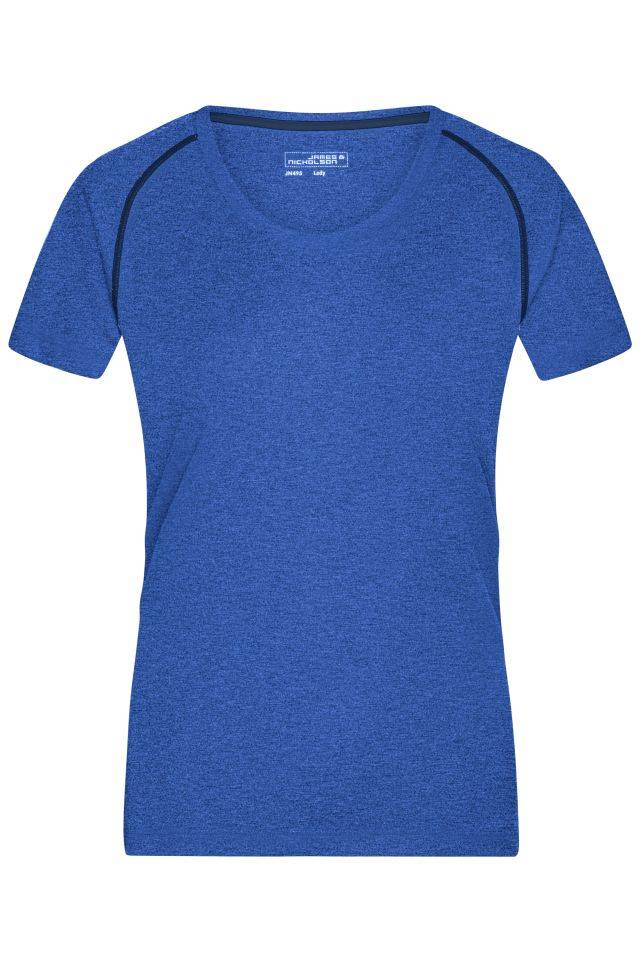 Ladies' Sports T-Shirt Funktions-Shirt für Fitness und Sport blau, Gr. XXL