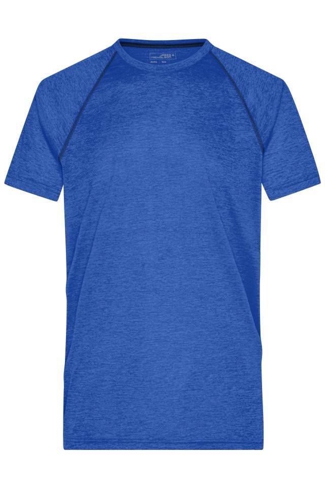 Men's Sports T-Shirt Funktions-Shirt für Fitness und Sport blau, Gr. S