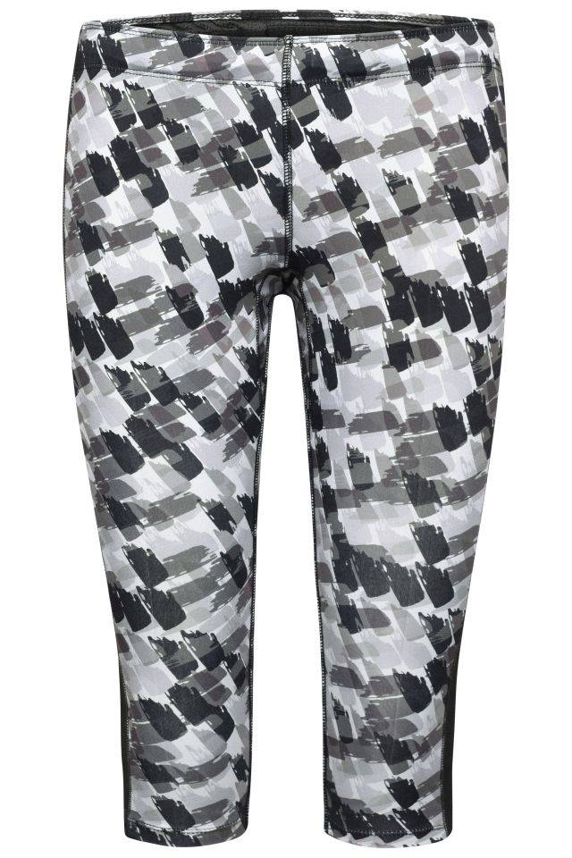 Ladies' Sports 3/4 Tights 3/4 Lauftights schwarz, Gr. S