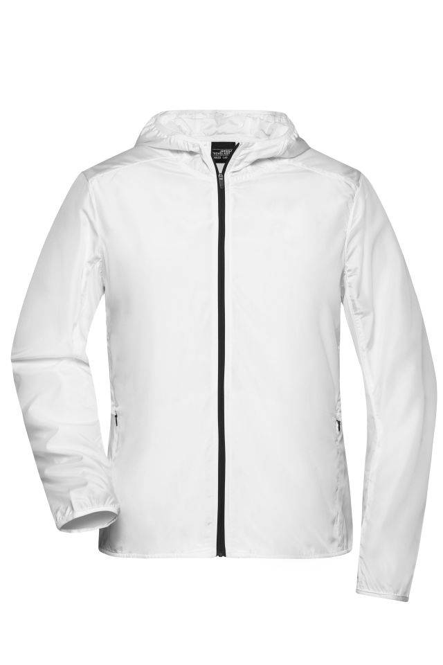 Ladies' Sports Jacket Leichte Jacke aus recyceltem Polyester für Sport und Freizeit weiß, Gr. S