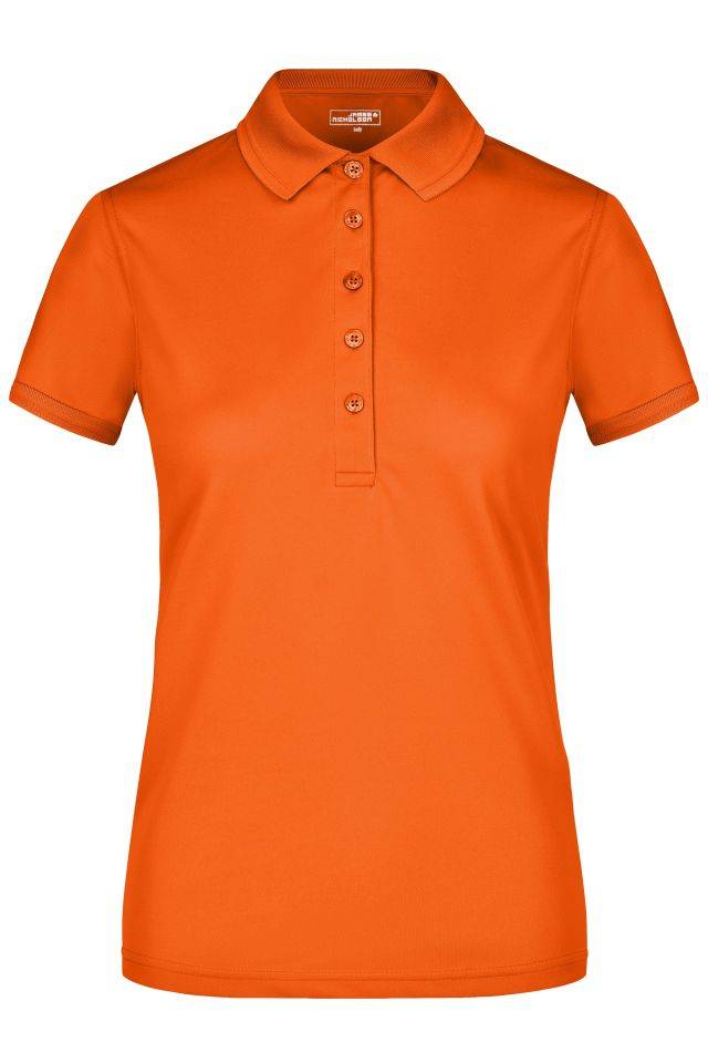 Ladies' Active Polo Funktionelles Polo für Freizeit und Sport orange, Gr. L