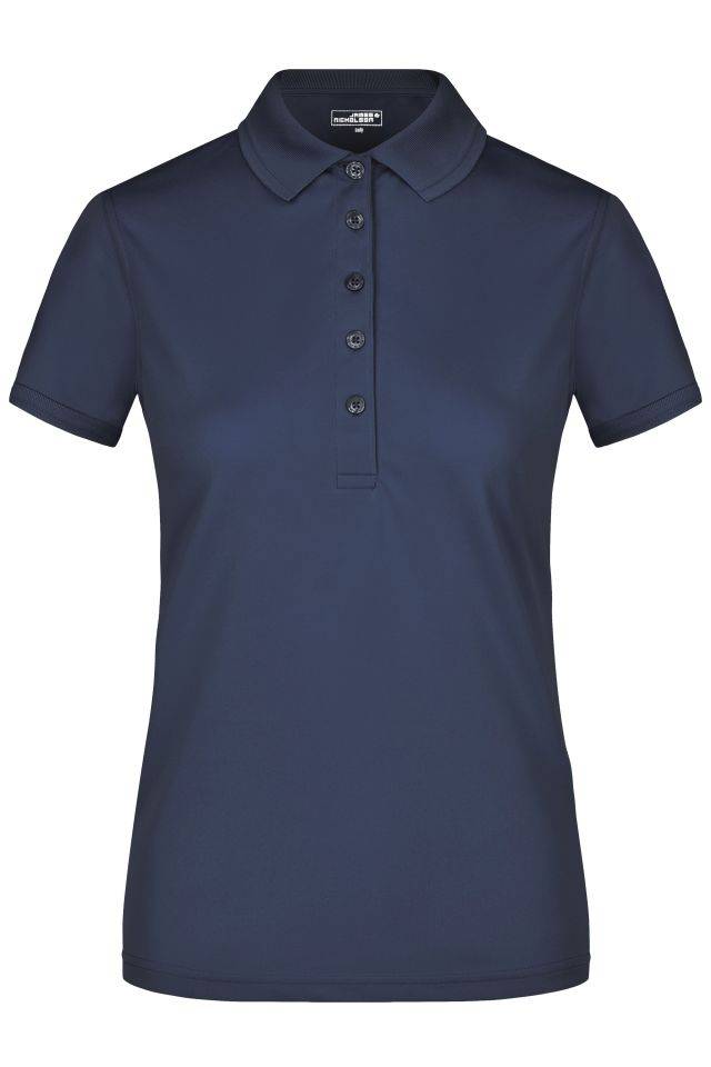 Ladies' Active Polo Funktionelles Polo für Freizeit und Sport blau, Gr. M