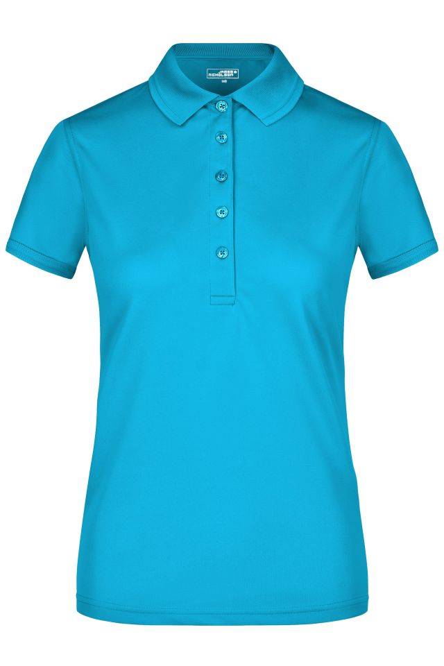 Ladies' Active Polo Funktionelles Polo für Freizeit und Sport blau, Gr. XXL