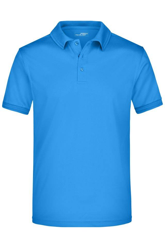 Men's Active Polo Funktionelles Polo für Freizeit und Sport blau, Gr. S