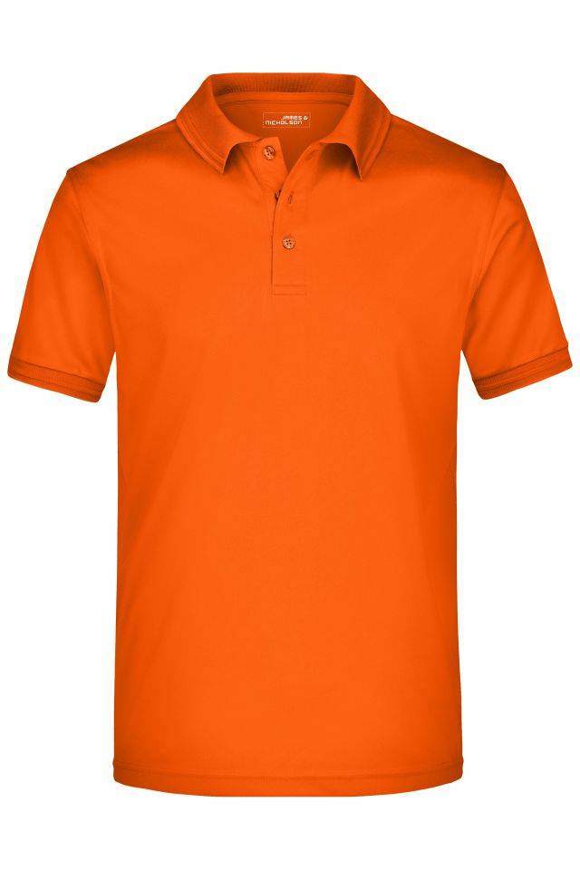 Men's Active Polo Funktionelles Polo für Freizeit und Sport orange, Gr. XXL