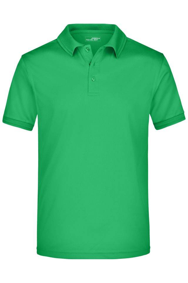 Men's Active Polo Funktionelles Polo für Freizeit und Sport grün, Gr. S