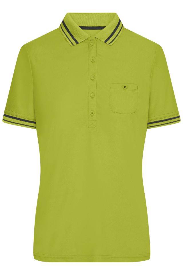 Ladies' Polo Funktionelles Polo mit hohem Tragekomfort gelb/grau, Gr. S