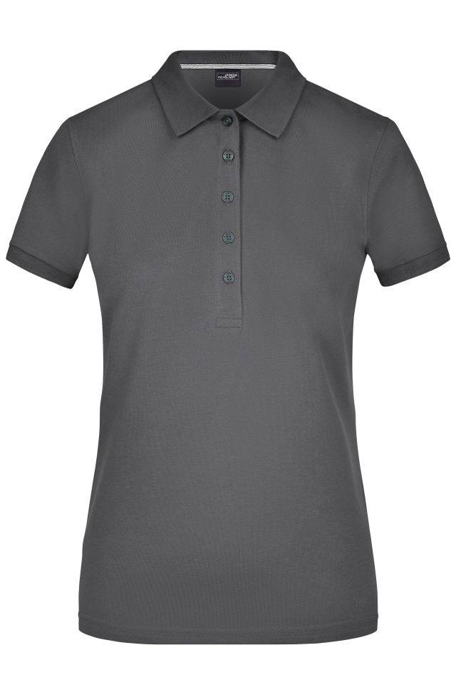 Ladies' Pima Polo Poloshirt in Premiumqualität grau, Gr. L