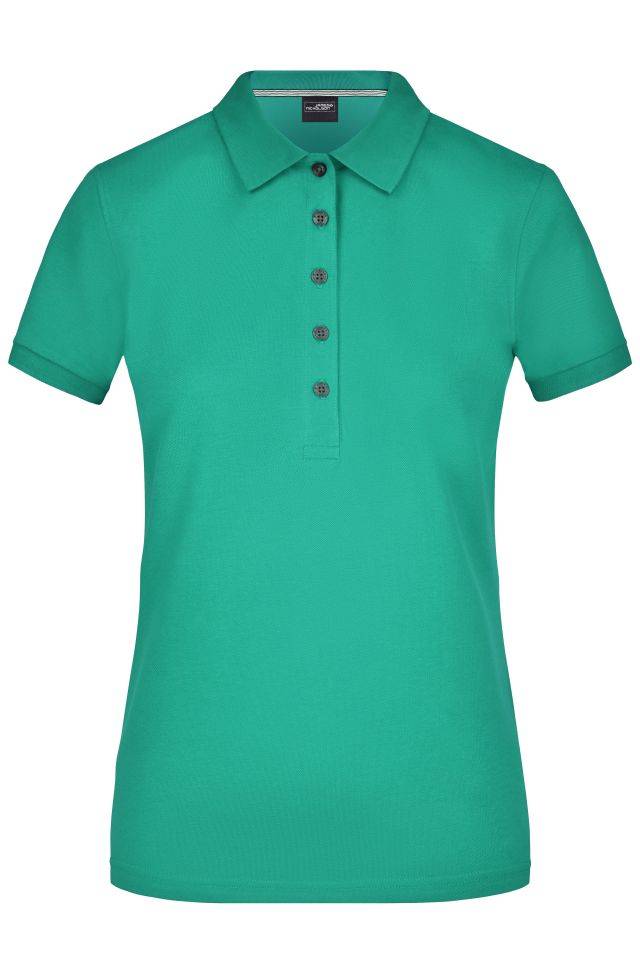 Ladies' Pima Polo Poloshirt in Premiumqualität grün, Gr. S