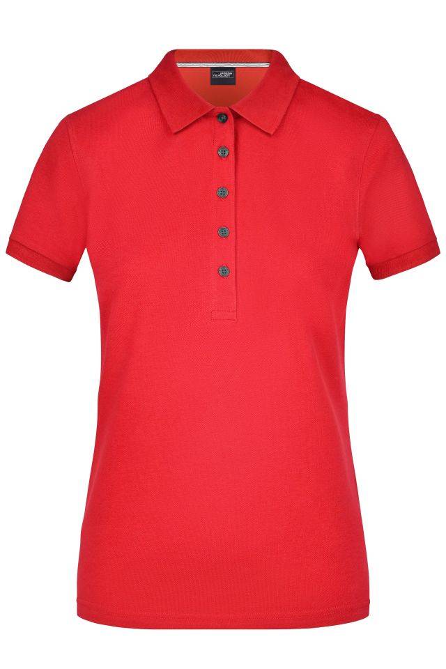 Ladies' Pima Polo Poloshirt in Premiumqualität rot, Gr. XL