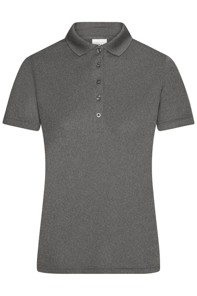 Ladies' Active Polo Polo aus Funktions-Polyester für Promotion, Sport und Freizeit grau, Gr. S