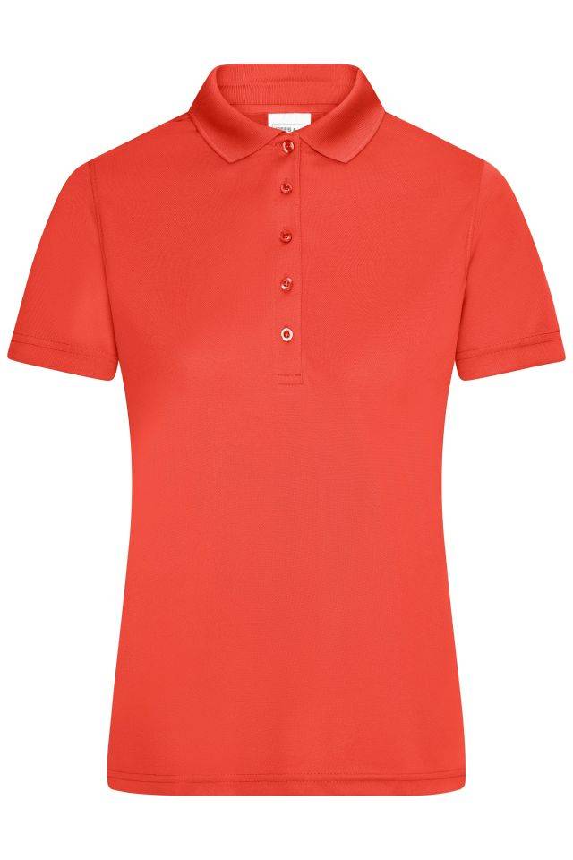 Ladies' Active Polo Polo aus Funktions-Polyester für Promotion, Sport und Freizeit rot, Gr. S