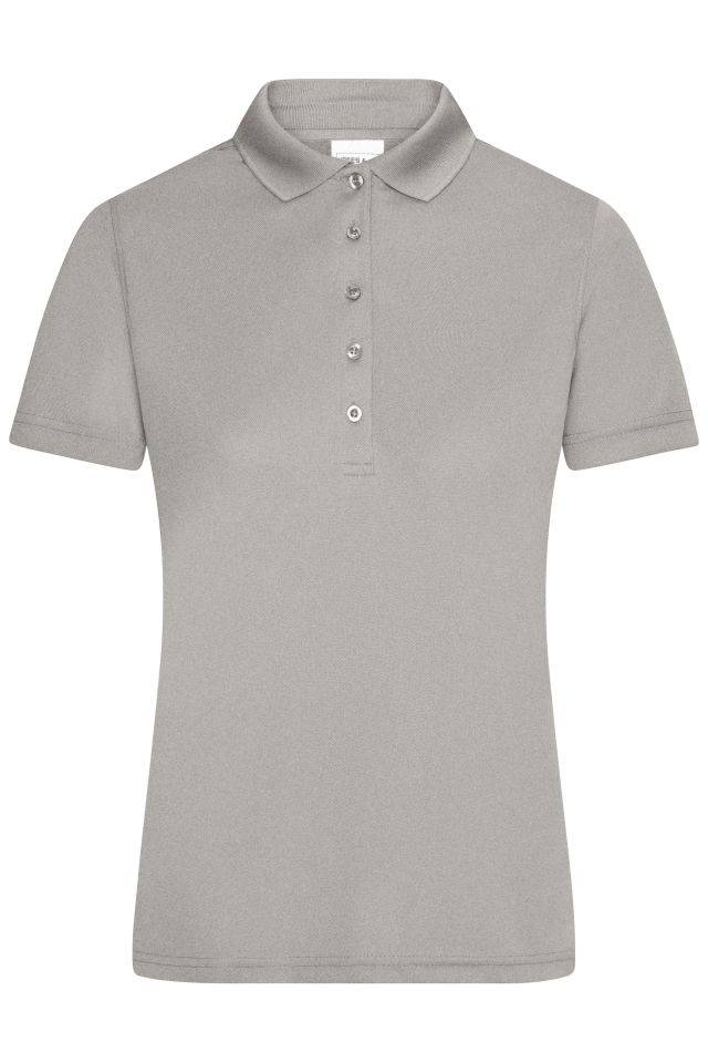Ladies' Active Polo Polo aus Funktions-Polyester für Promotion, Sport und Freizeit grau, Gr. XS