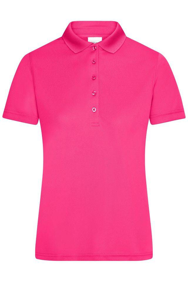 Ladies' Active Polo Polo aus Funktions-Polyester für Promotion, Sport und Freizeit pink, Gr. XS