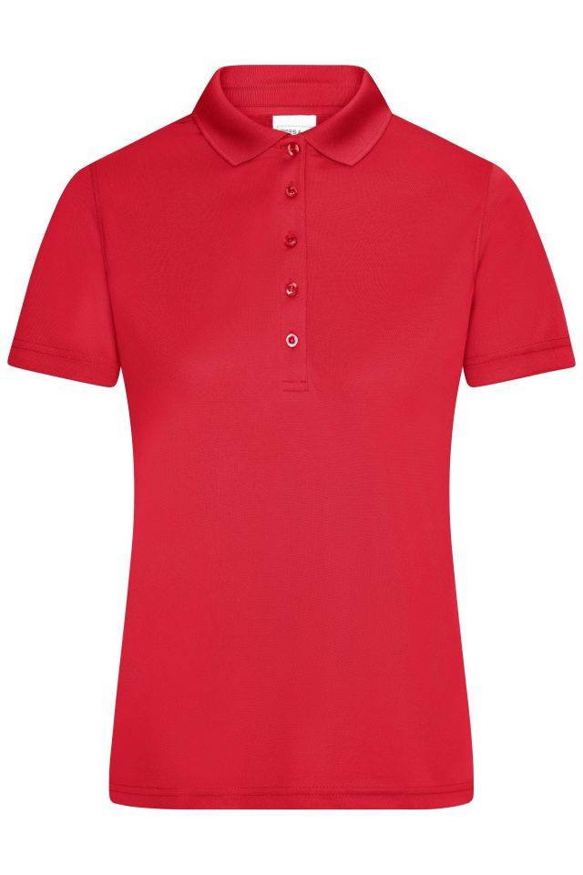 Ladies' Active Polo Polo aus Funktions-Polyester für Promotion, Sport und Freizeit rot, Gr. M