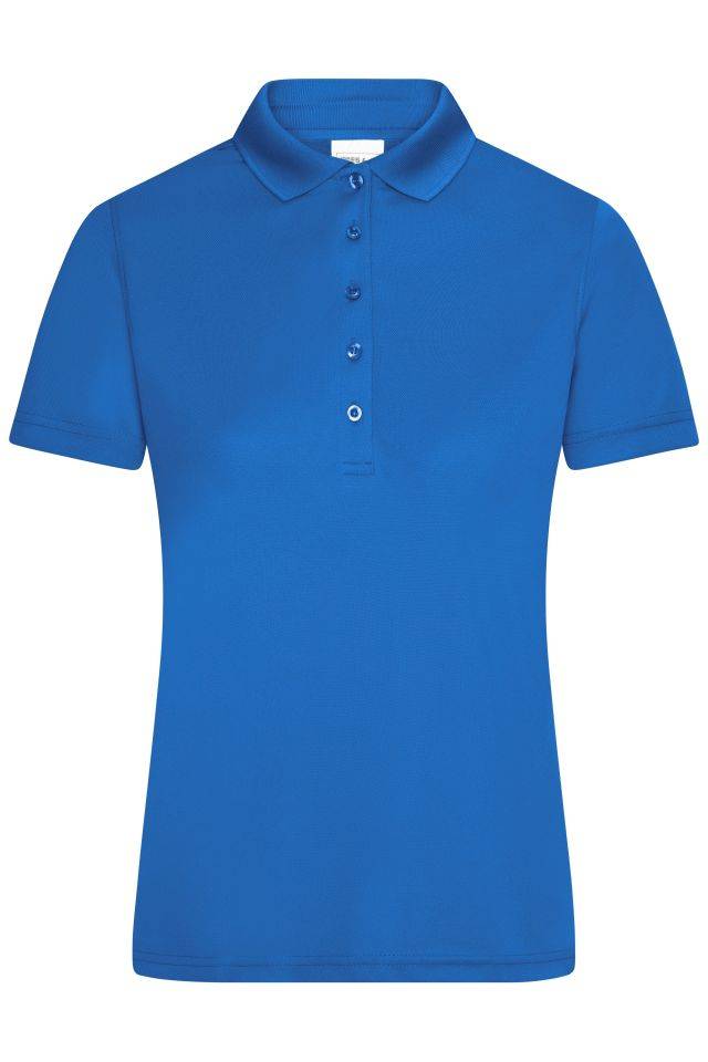 Ladies' Active Polo Polo aus Funktions-Polyester für Promotion, Sport und Freizeit blau, Gr. S