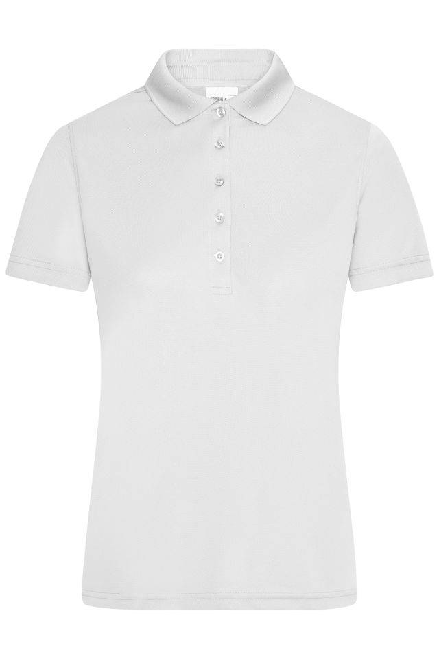 Ladies' Active Polo Polo aus Funktions-Polyester für Promotion, Sport und Freizeit weiß, Gr. XS