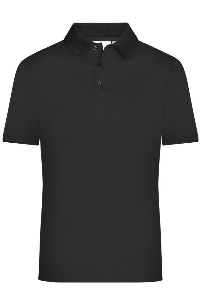 Men's Active Polo Polo aus Funktions-Polyester für Promotion, Sport und Freizeit schwarz, Gr. 3XL