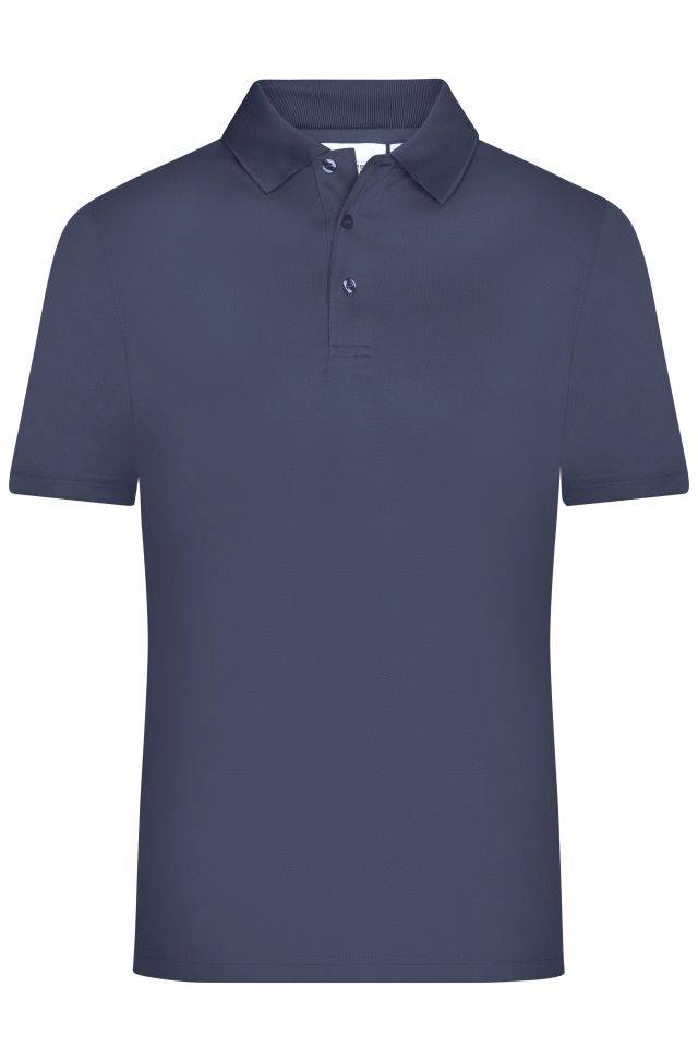 Men's Active Polo Polo aus Funktions-Polyester für Promotion, Sport und Freizeit blau, Gr. M